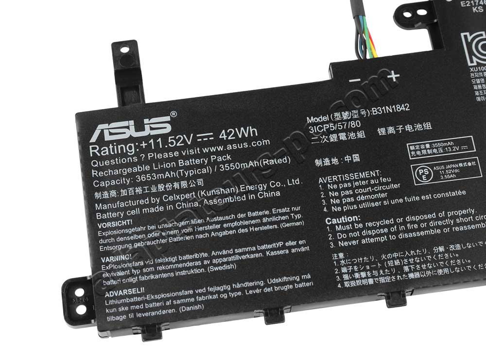 Original Batterie Asus Vivobook 15 OLED K513EA 3645mAh 42Wh