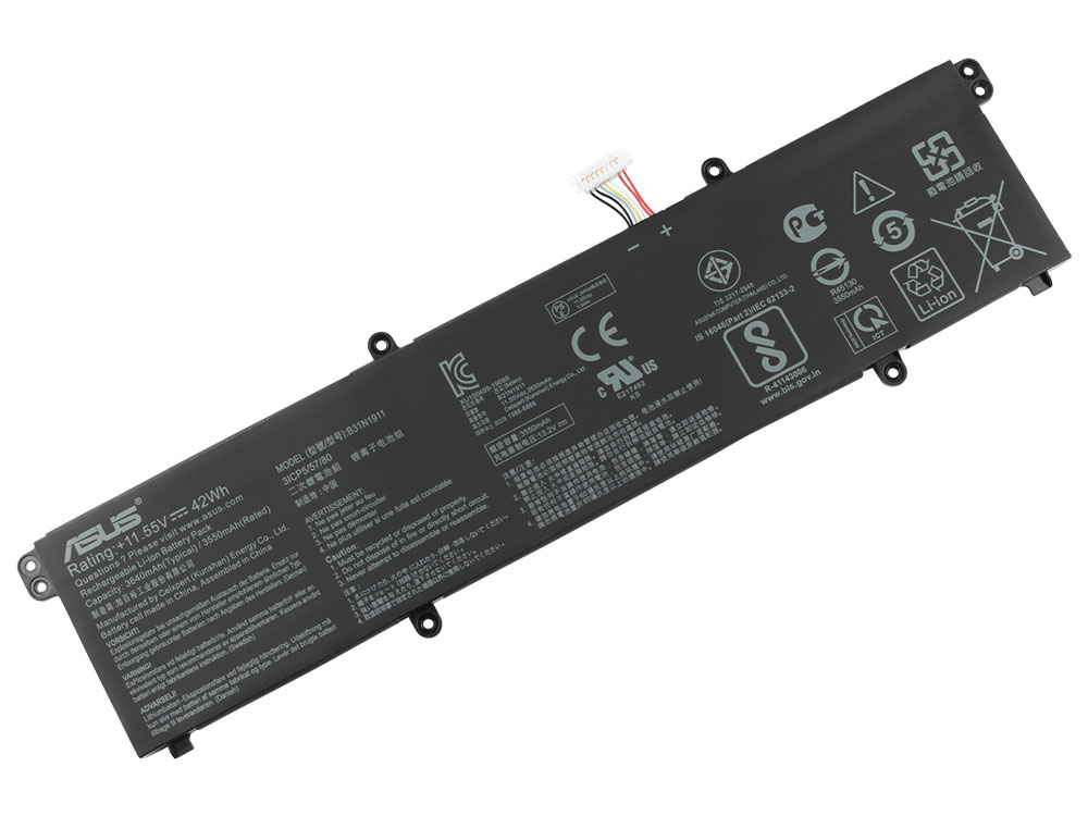 Original Batterie Asus B31N1911 C31N1911 3640mAh 42Wh