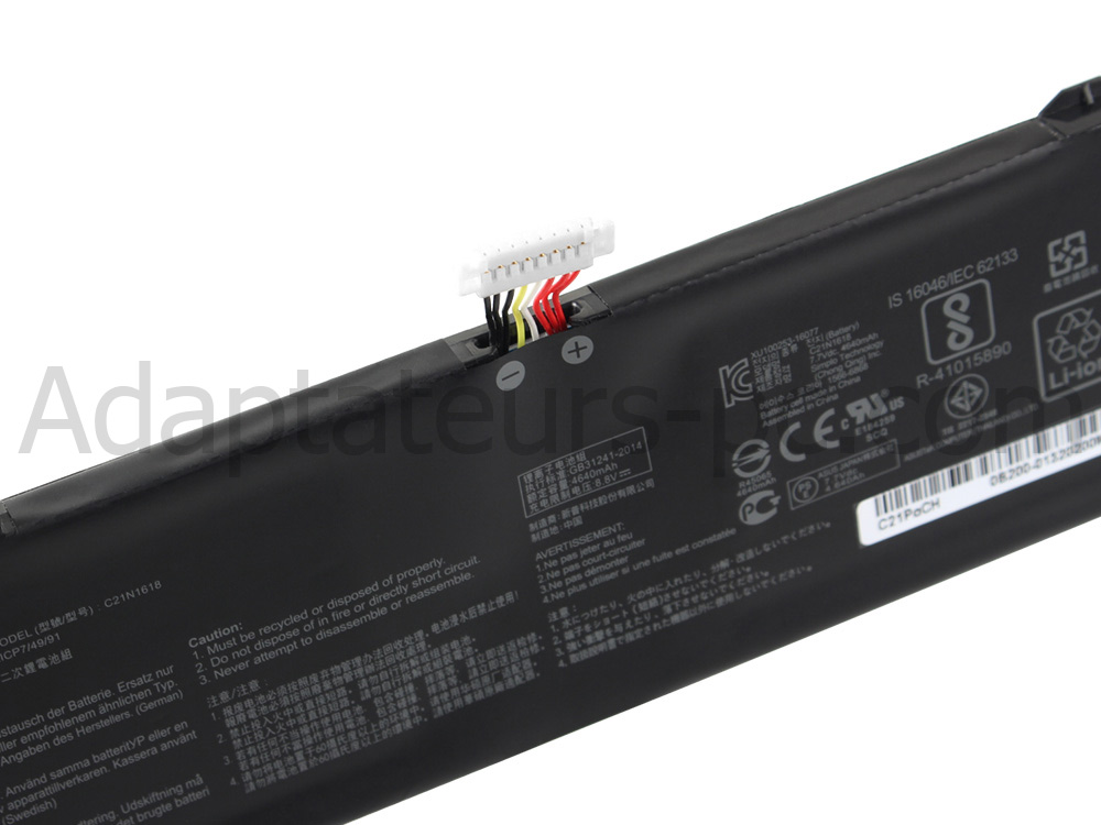 36Wh Batterie Original Asus VivoBook E402BA-FA041T E402BA-FA102T