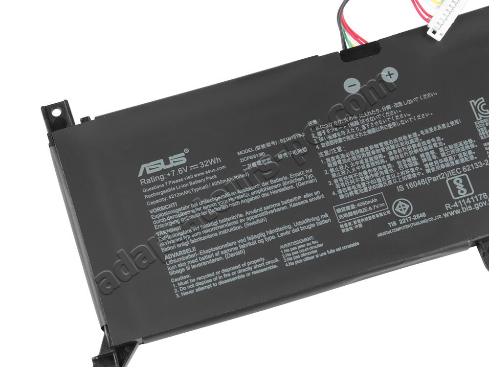 Original Batterie Asus X415EA X415JA X415JF 4805mAh 37Wh