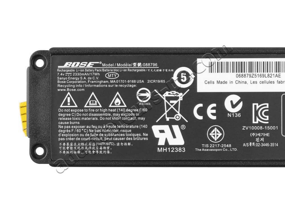 Original Batterie Bose Soundlink Mini 2 2330mAh 17Wh