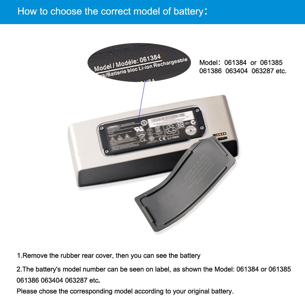 Original Batterie Bose Soundlink Mini 2 2330mAh 17Wh