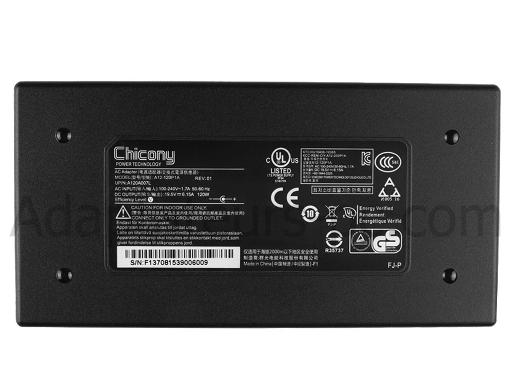 Adaptateur Chargeur Original MSI GP72 6QF-402XPL 120W