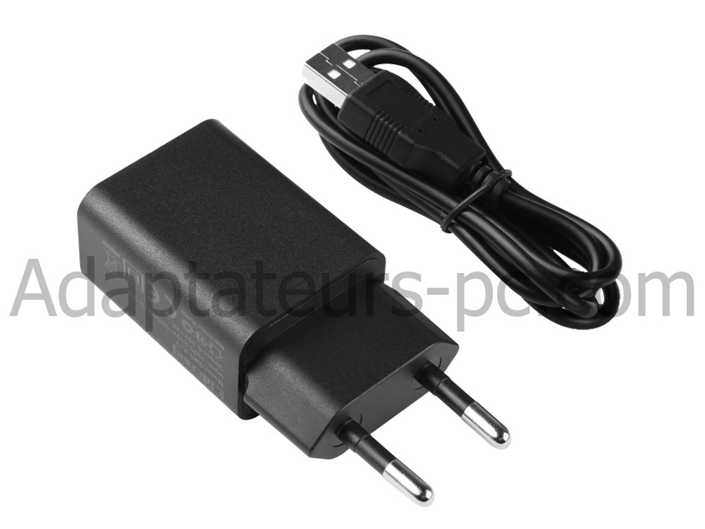 Original 10W Acer Iconia One 10 B3-A20 AC Adaptateur Chargeur + Cable
