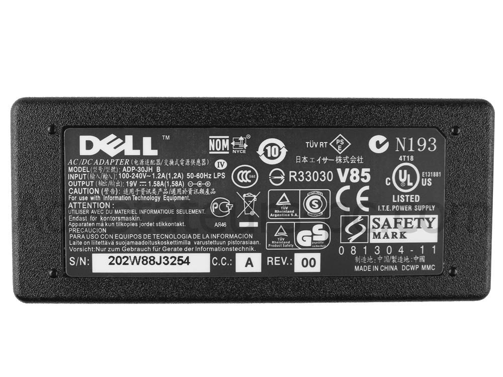 30W Original AC Adaptateur Chargeur pour Dell E1AW PA-1300-04