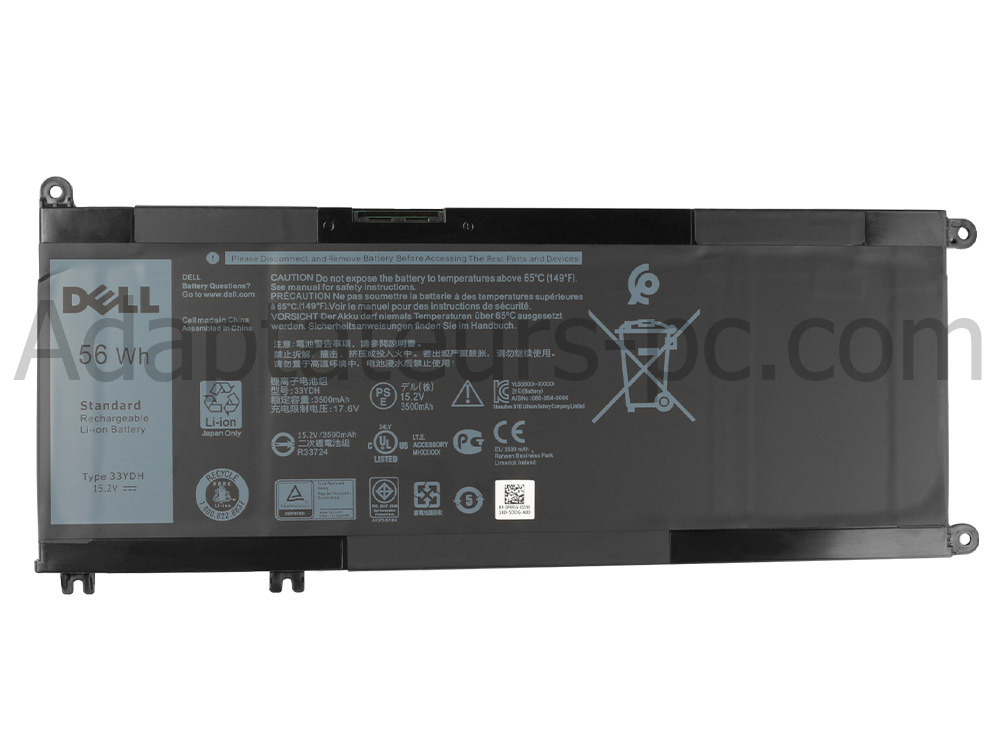 Original 56Wh Dell 33YDH Batterie