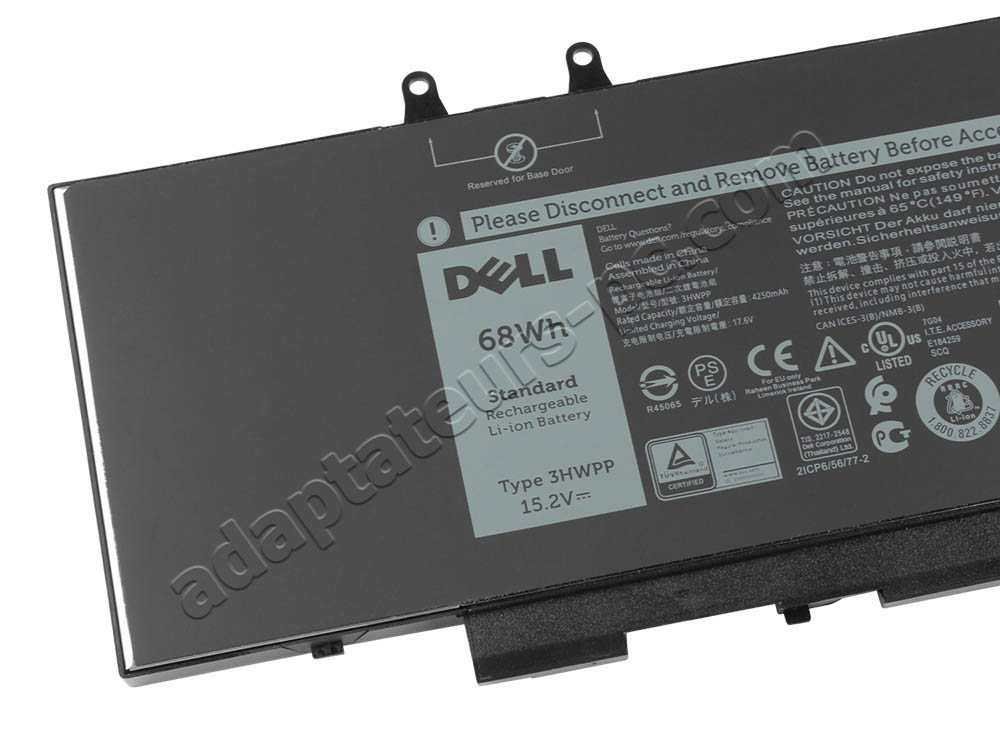 Original Batterie Dell Inspiron 7706 2n1 P98F P98F001 4250mAh 68Wh