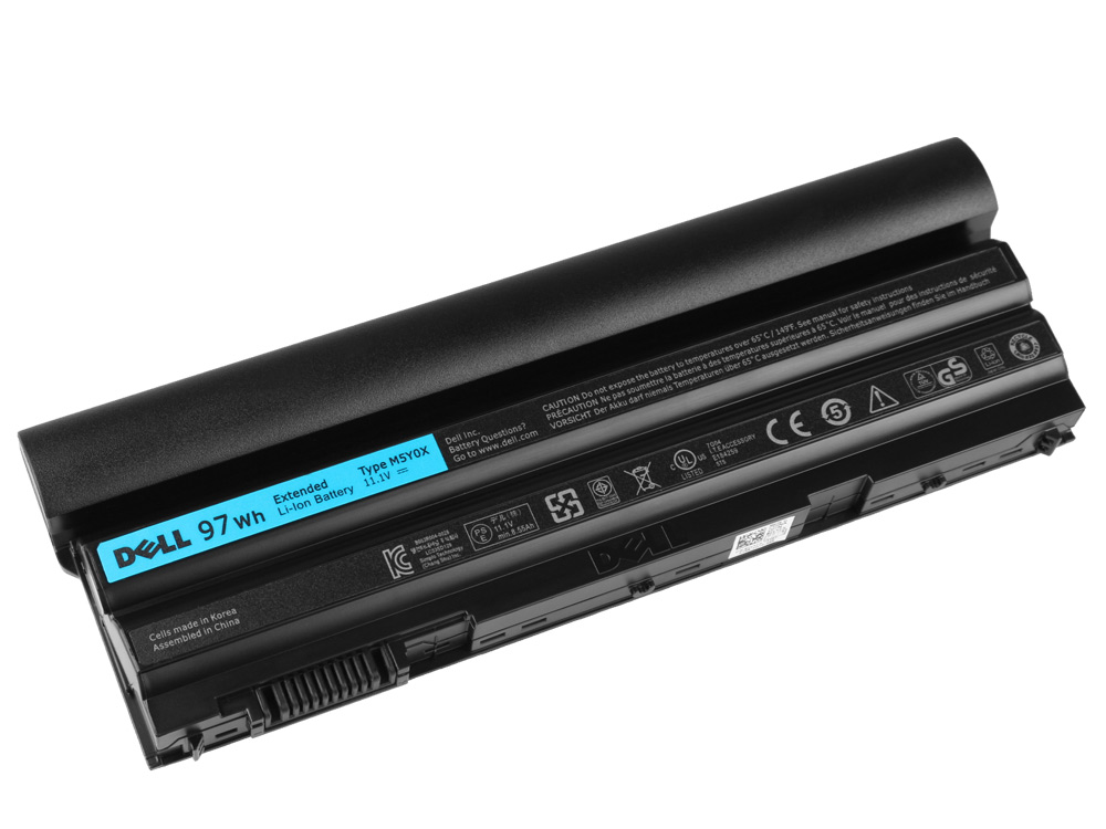 Original 9 Cellules 97Whr Dell Latitude E6520 E6420 E6420 ATG Batterie