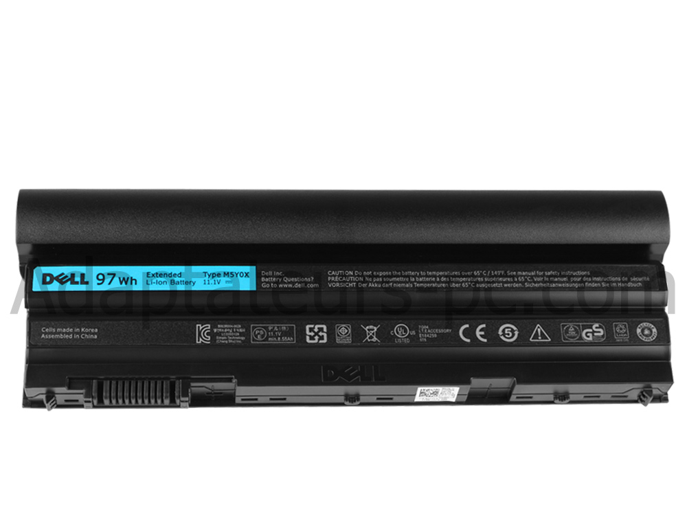Original 9 Cellules 97Whr Dell Latitude E6520 E6420 E6420 ATG Batterie
