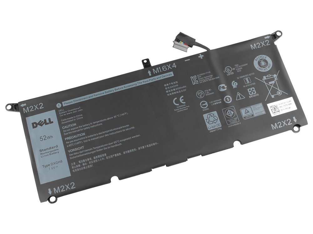 Original Batterie Dell 0H754V H754V 6500mAh 52Wh
