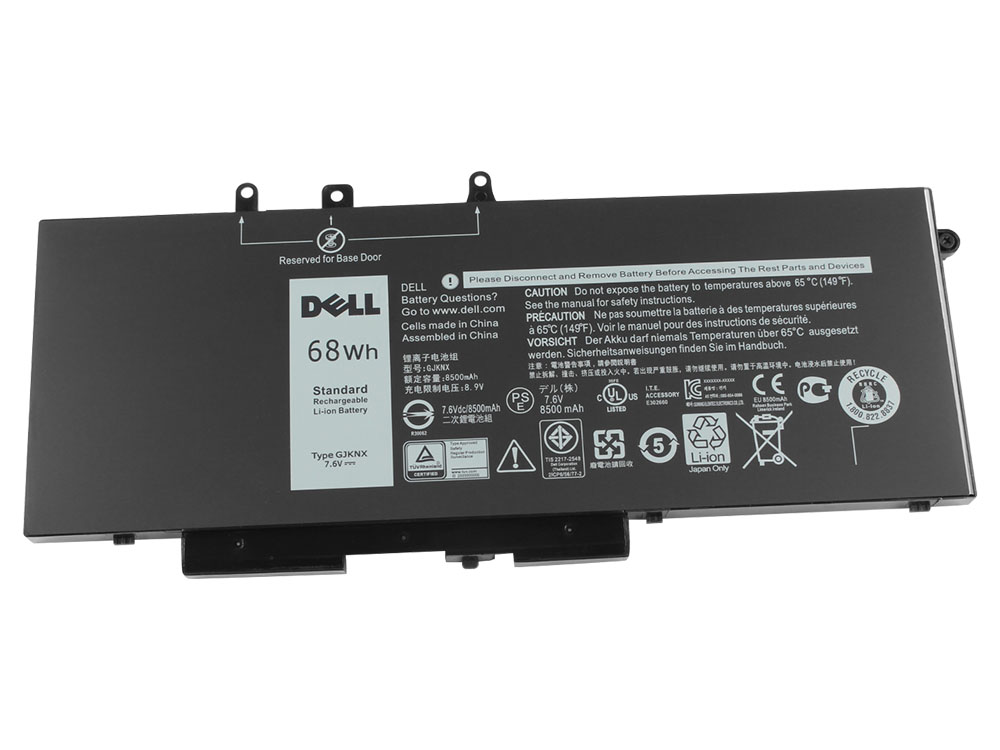 68Wh Original Batterie Dell 0GJKNX GJKNX