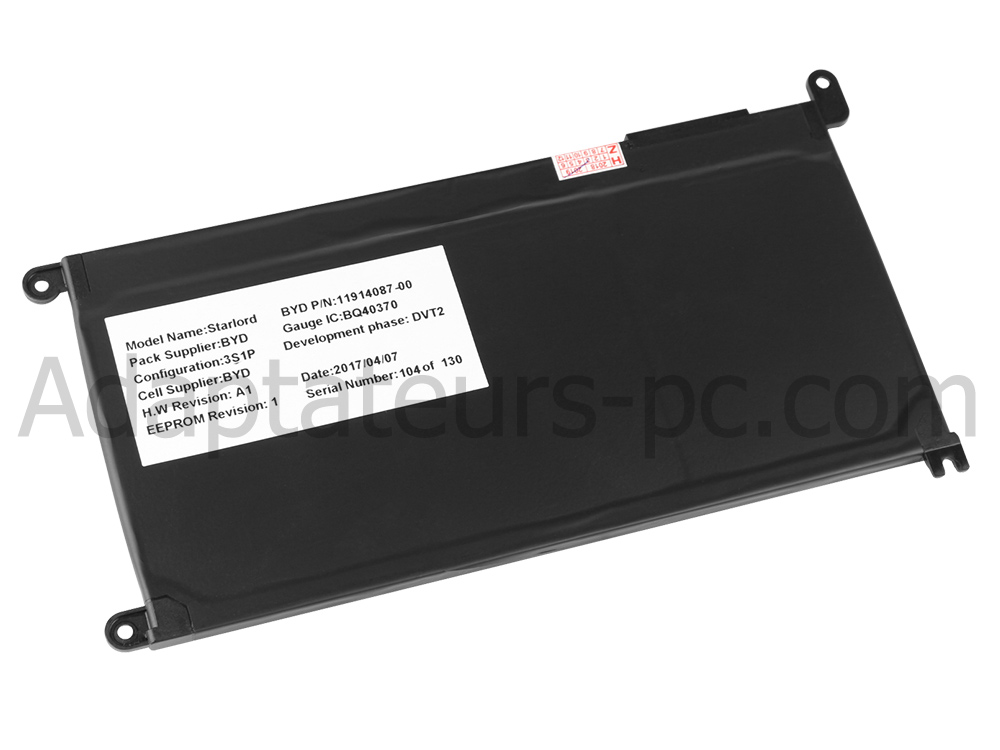 42Wh Original Batterie Dell Inspiron 15 5570 P75F001
