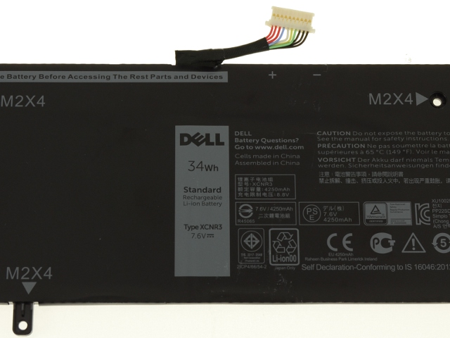 34Wh Original Batterie Dell WY7CG MH25J - Cliquez sur l'image pour la fermer