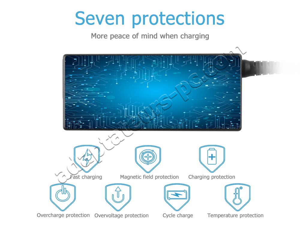 65W AC Adaptateur Chargeur pour Clevo W549KW W547KW W840SU-T W840SU W549KW