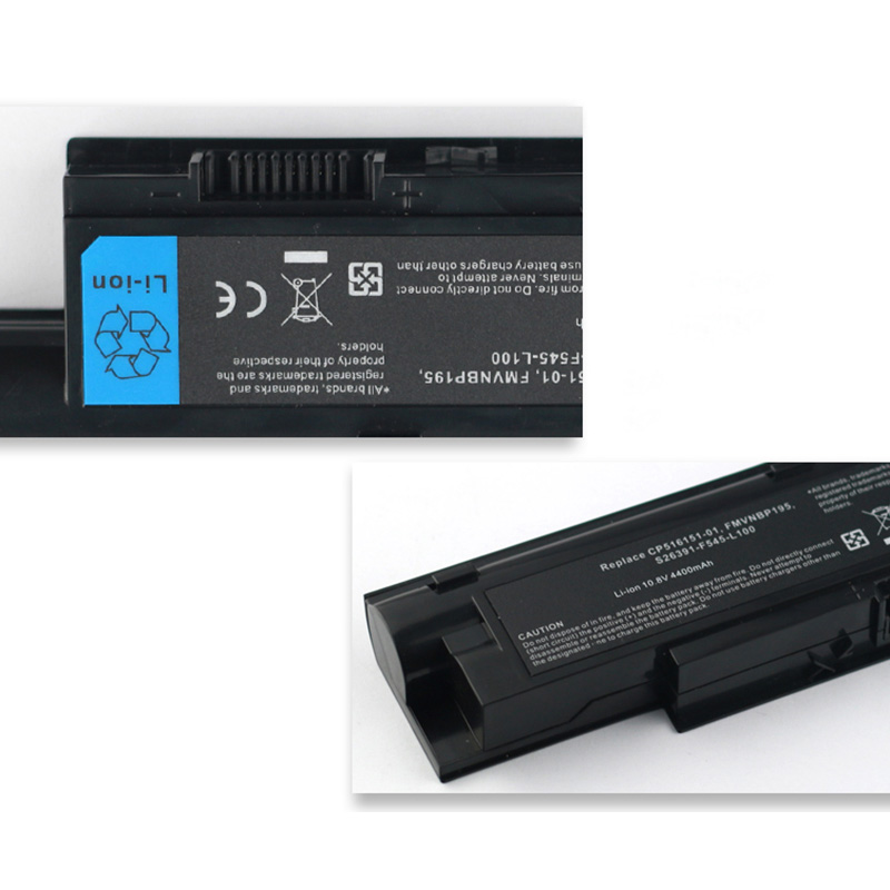 Batterie Fujitsu LifeBook BH531 BH531LB 4400mAh 48Wh