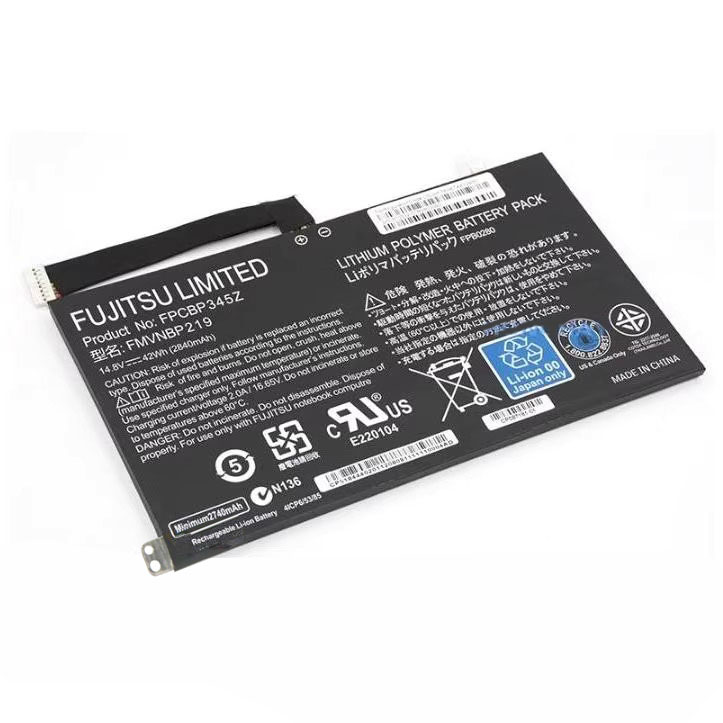 Original Batterie Fujitsu FPB0280 FPCBP345Z 2840mAh 42Wh
