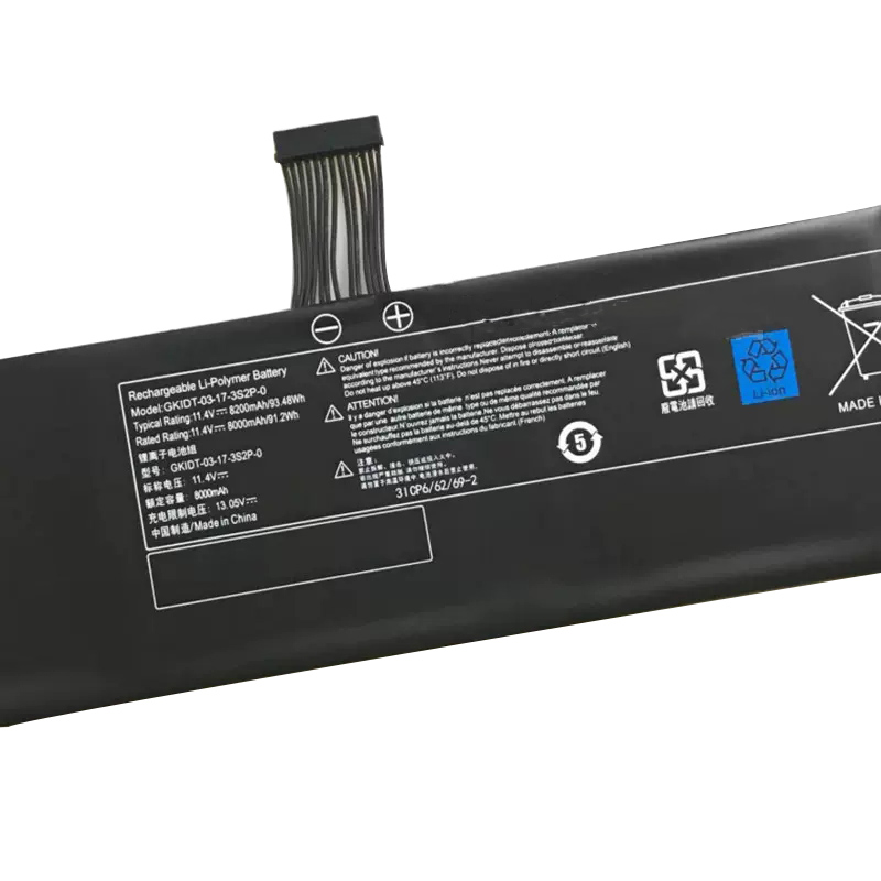 Batterie Schenker XMG Fusion 15 XFU15L19 Series 8200mAh 93.48Wh