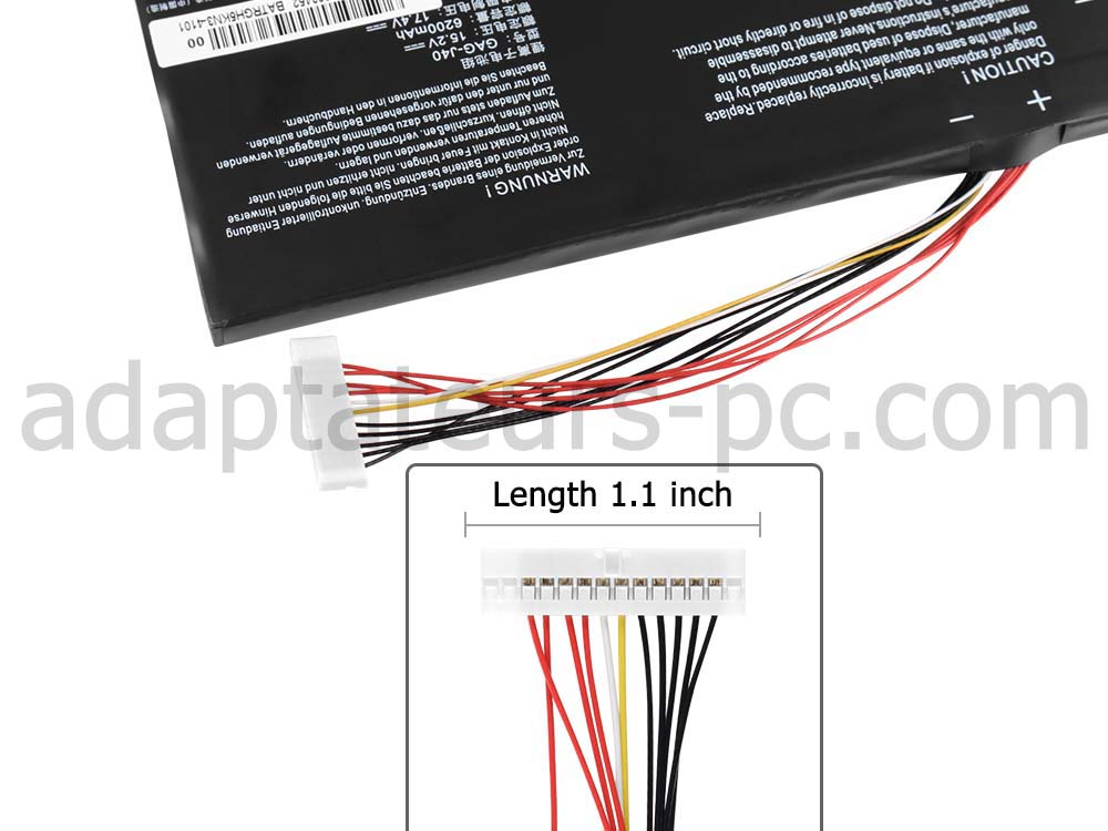 Original Batterie Gigabyte Aero 15 Classic-SA 6200mAh 94.24Wh
