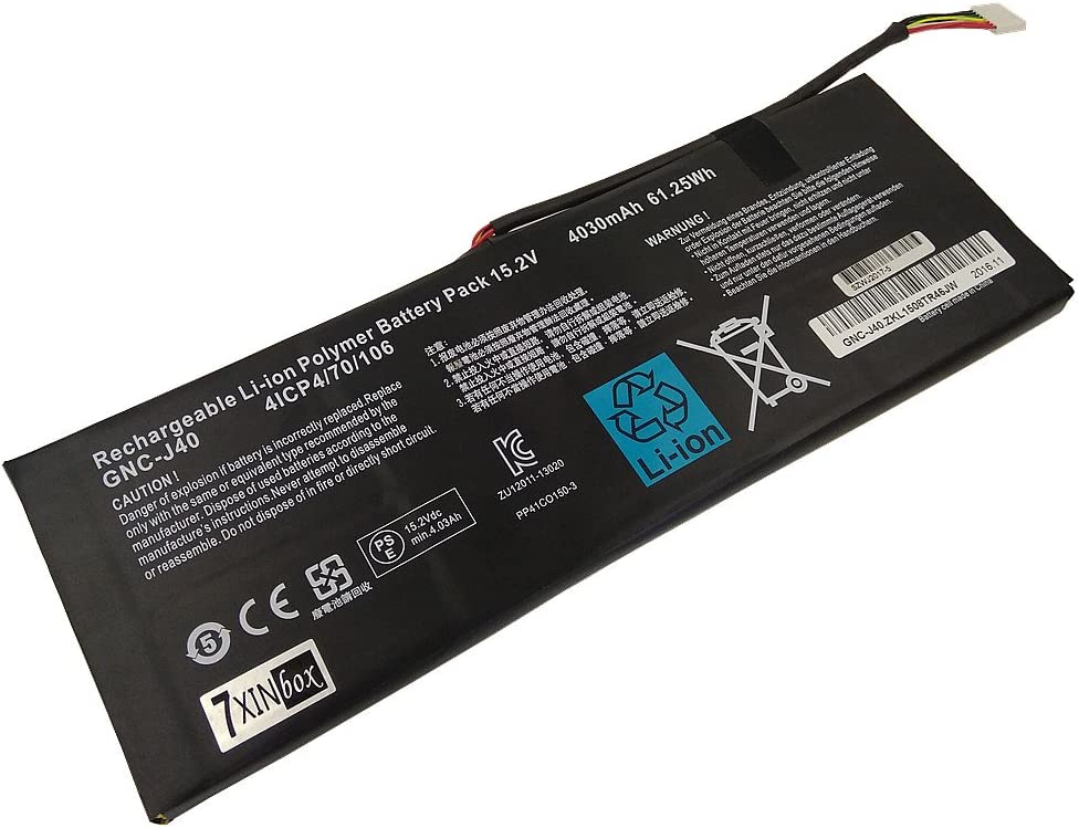 Batterie Gigabyte P34F V5 4030mAh 61.25Wh