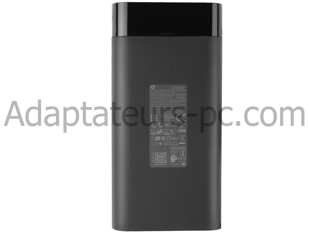 Original 200W HP Pavilion Gaming 15-dk1006tx 15-dk1055tx AC Adaptateur Chargeur
