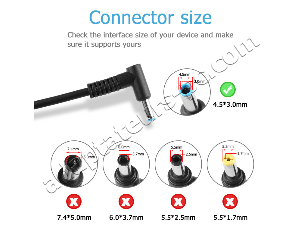 Original 65W HP Pavilion 15-au113ur Z3D40EA Adaptateur Chargeur - Cliquez sur l'image pour la fermer