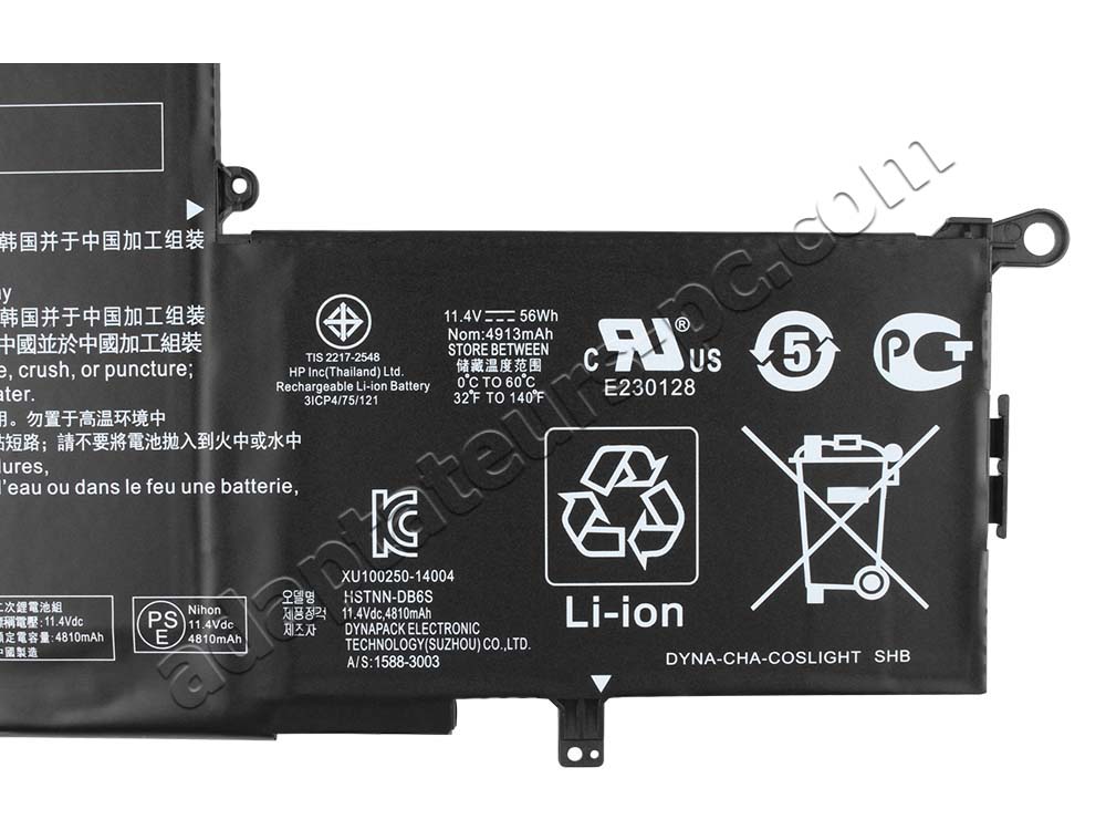 Original Batterie HP Spectre x360 13-4106nf 13-4163nr 13-4103dx 4810mAh 56Wh