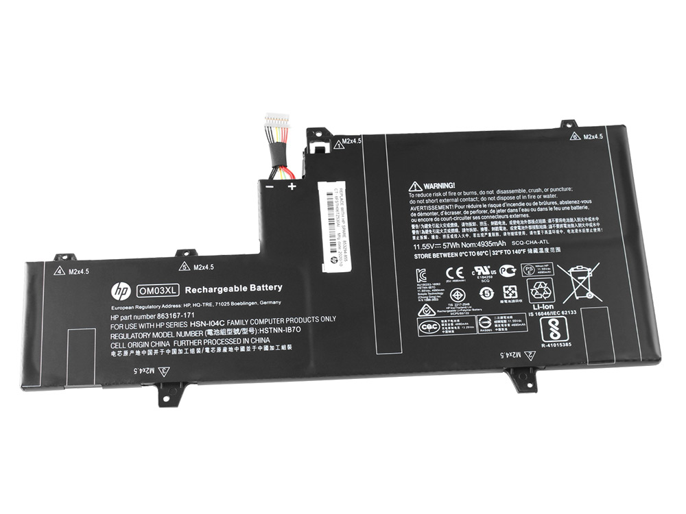 Original Batterie HP EliteBook x360 1030 G2 4935mAh 57Wh