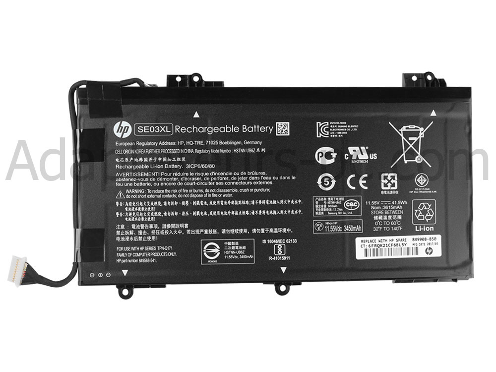 41.5Wh Original Batterie HP Pavilion 14-al100nx 14-al132ng