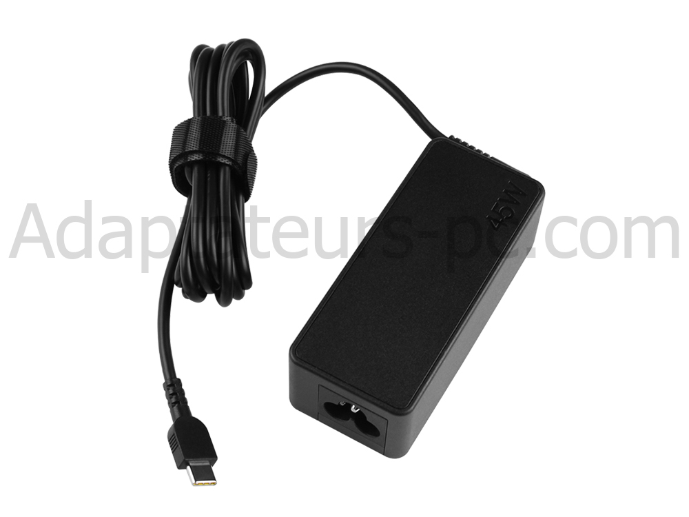 Adaptateur Chargeur Original Lenovo ADLX45NLC3A 45W+Cable