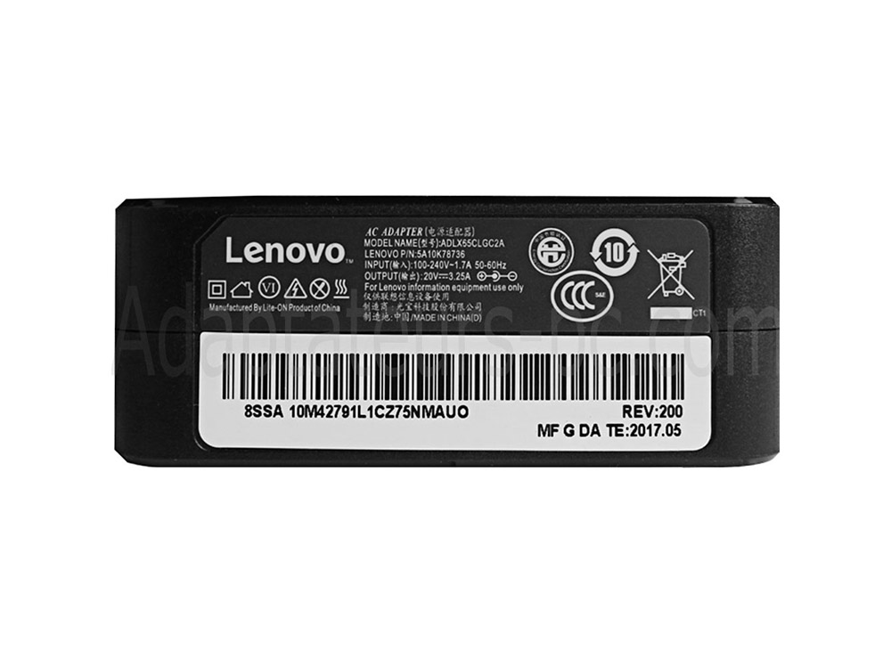 Original 65W Lenovo GX20L29354 AC Adaptateur Chargeur