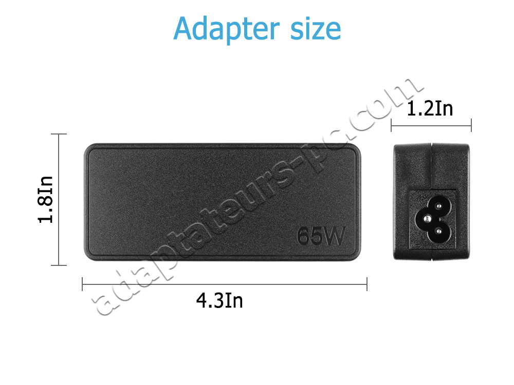 Original 65W Chargeur Lenovo IdeaPad 1 15ALC7 82R4 AC Adaptateur