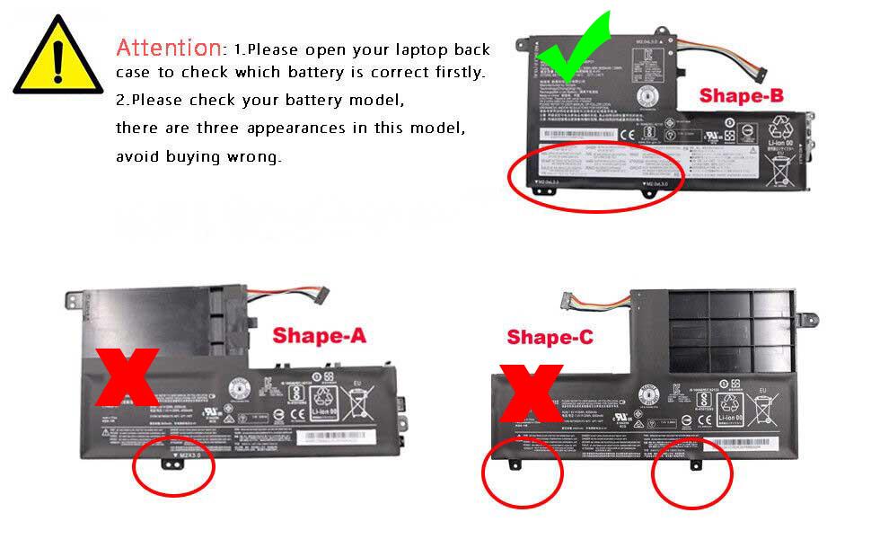 Original Batterie Lenovo IdeaPad 330S-15IKB 81F500CSFR 30Wh 4050mAh