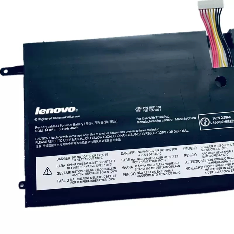 3110mAh Batterie pour Lenovo ThinkPad X1 Carbon 3460-9RU 3460-BQU