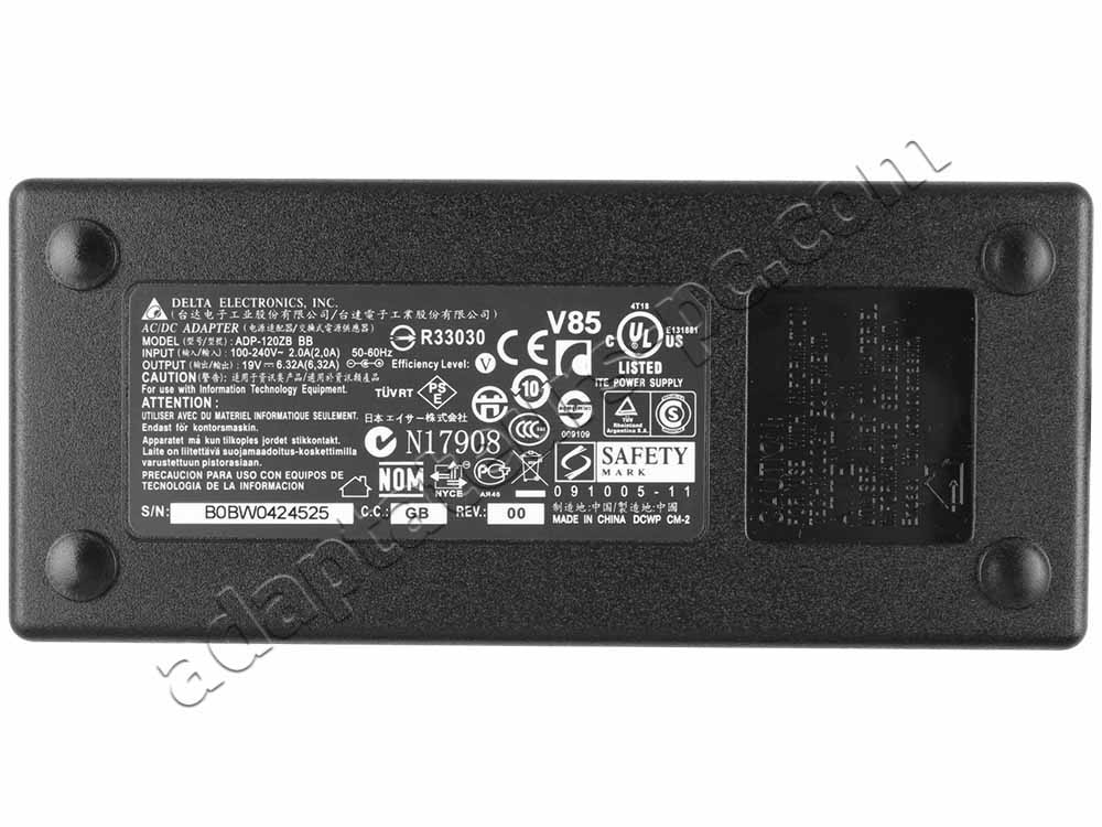 120W Acer AP.12001.008(5.5mm * 1.7mm) AC Adaptateur Chargeur