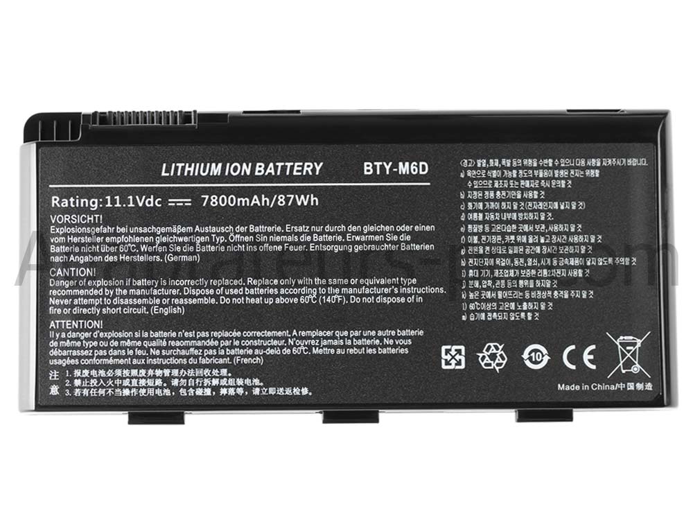 Batterie Schenker XMG P511 P512 Pro 7800mAh
