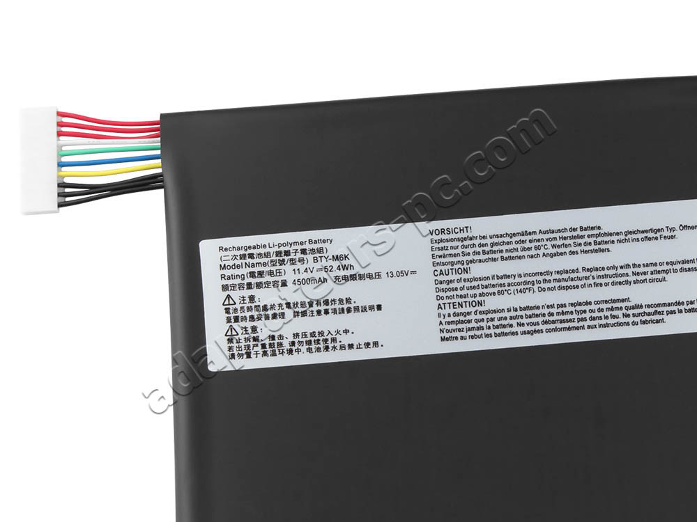 Batterie MSI Bravo 15 A4DDR A4DDR-017 4600mAh 52.4Wh