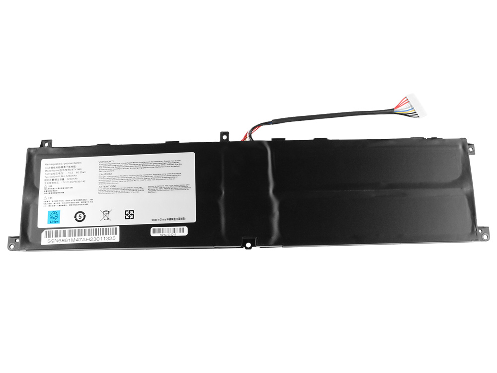 5280mAh 80.25Wh Batterie MSI P65 Creator 8SF 240ES