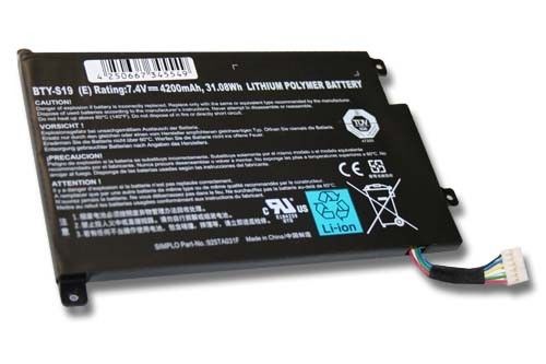 4200mAh Batterie pour MSI WindPad 110W MS-N0E1 Series - Cliquez sur l'image pour la fermer