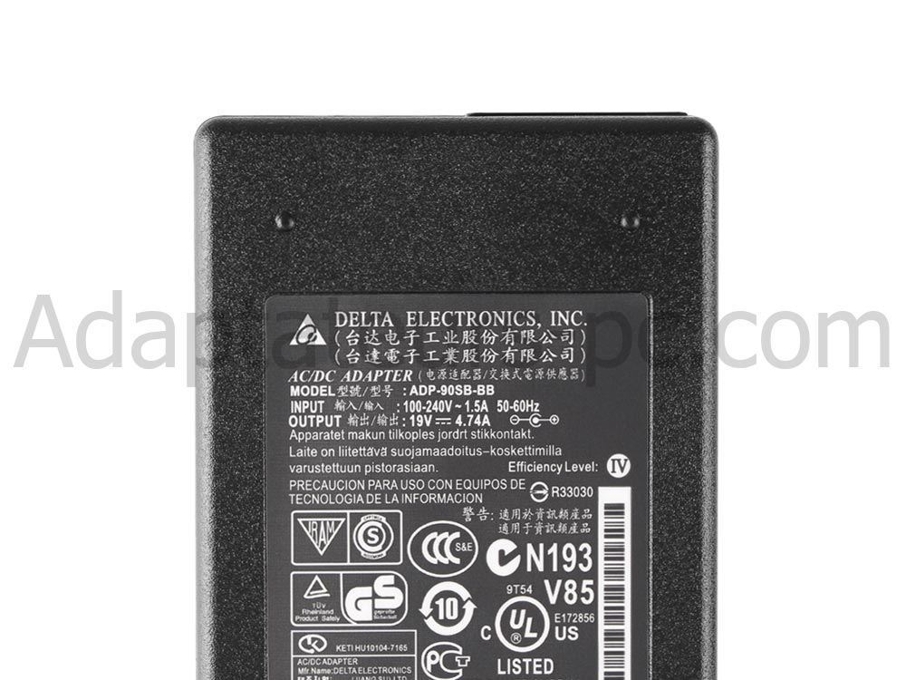 90W Medion Akoya P6631 MD 97869 AC Adaptateur Chargeur