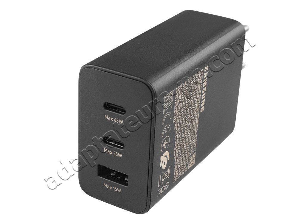 Original 65W Samsung EP-T6530 Trio Adaptateur Chargeur