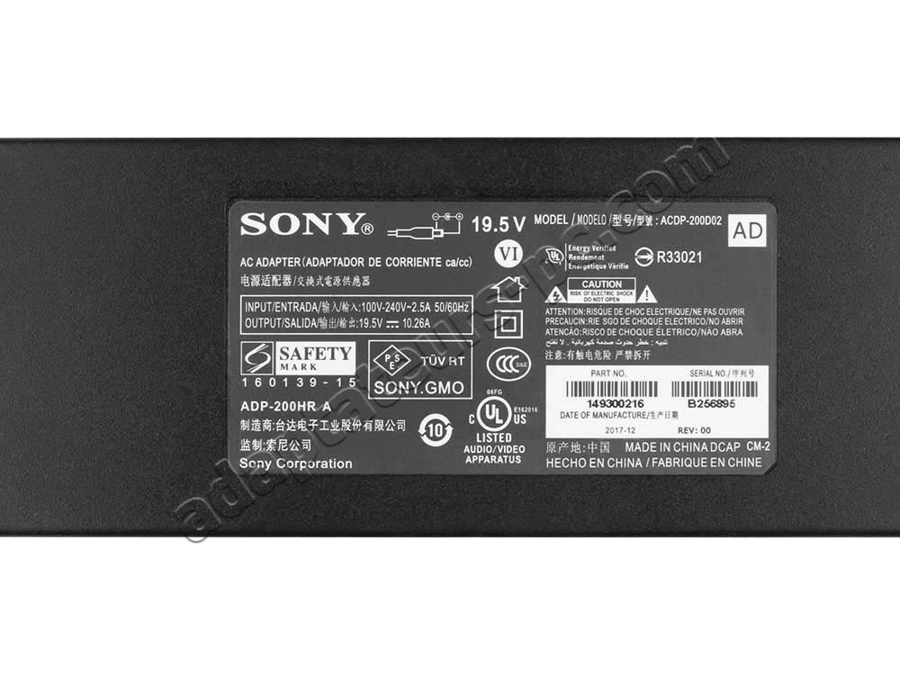 Original 200W Sony ACDP-200D01 Adaptateur Chargeur + Cable
