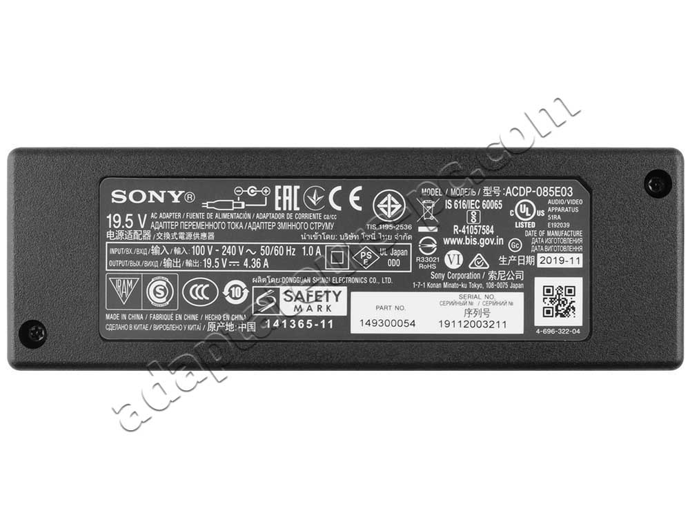Adaptateur Chargeur Original Sony ACDP-085E01 85W + Cable