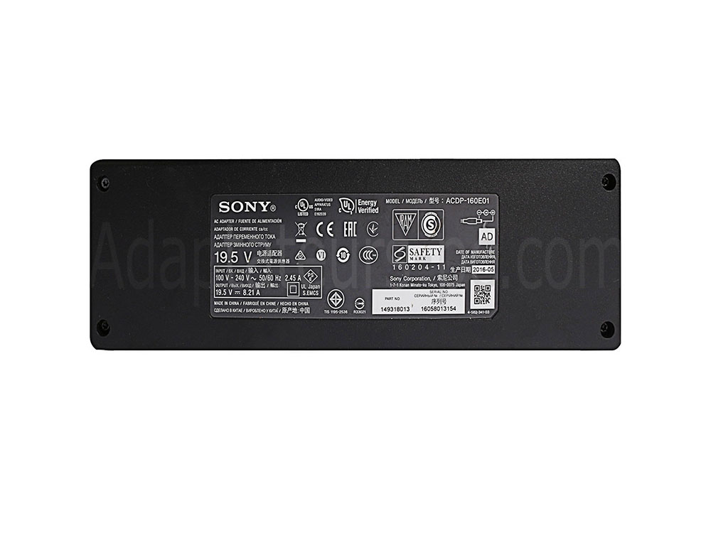Original 160W AC Adaptateur Chargeur Sony FW-55XE8001 FW55XE8001
