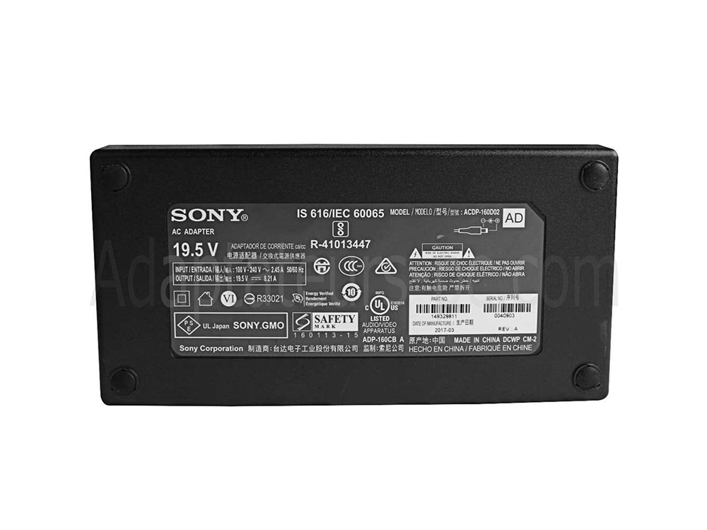 Original 160W AC Adaptateur Chargeur Sony KD-55XE7002 KD55XE7002