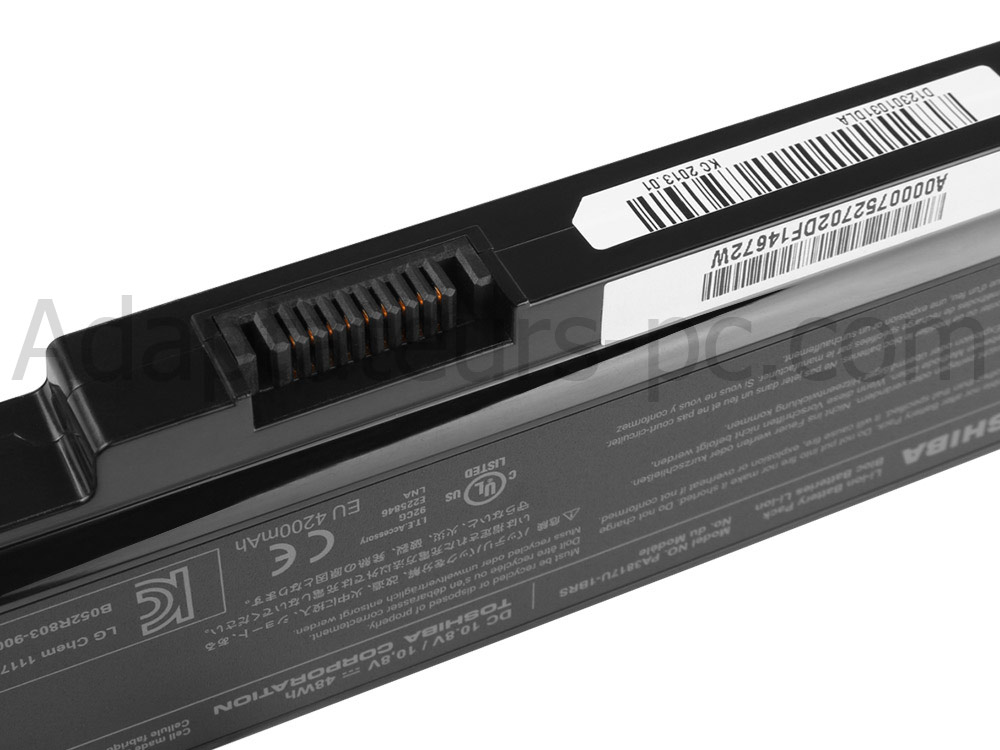 48Wh Toshiba Satellite A665-S6067 A665-S6070 A665-S6079 Batterie