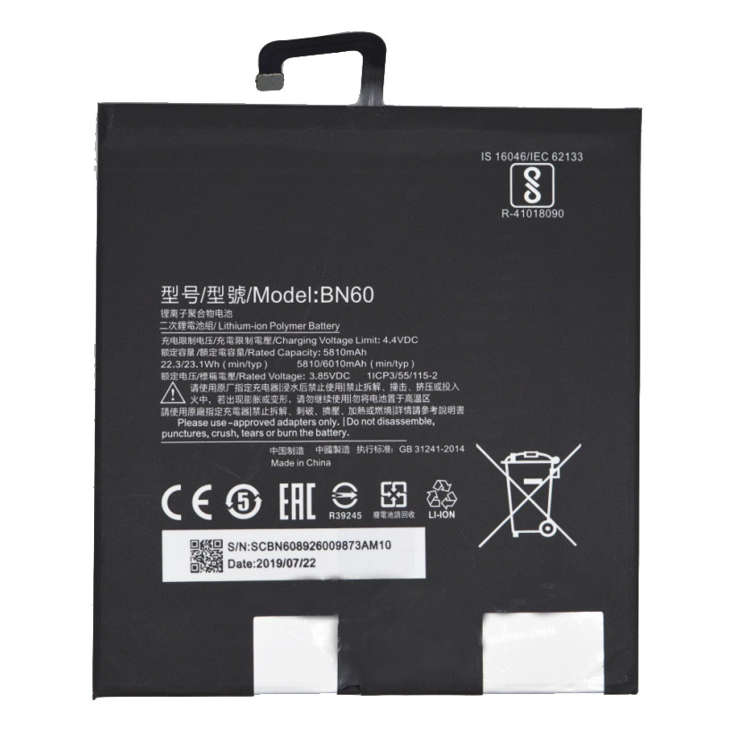 Original Batterie Xiaomi Pad 4 5810mAh 23.1Wh