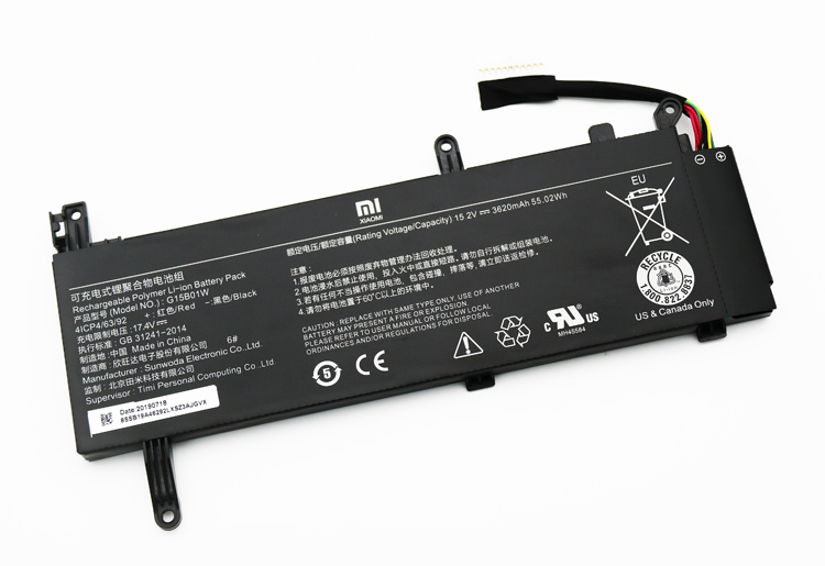 Original Batterie Xiaomi 171502-AD 171502-AI 3620mAh 55.02Wh - Cliquez sur l'image pour la fermer