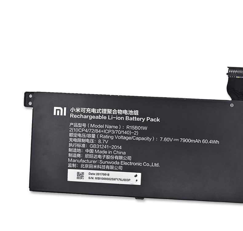 Original Batterie Xiaomi Pro 15.6 INCH 7900mAh 60.04Wh